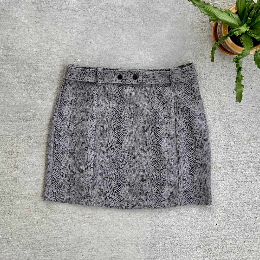 Snake Sink Print Skirt